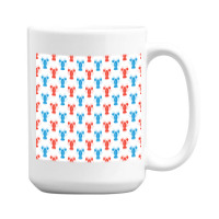 Crustaceancore Lobster Pattern 15 Oz Coffee Mug | Artistshot