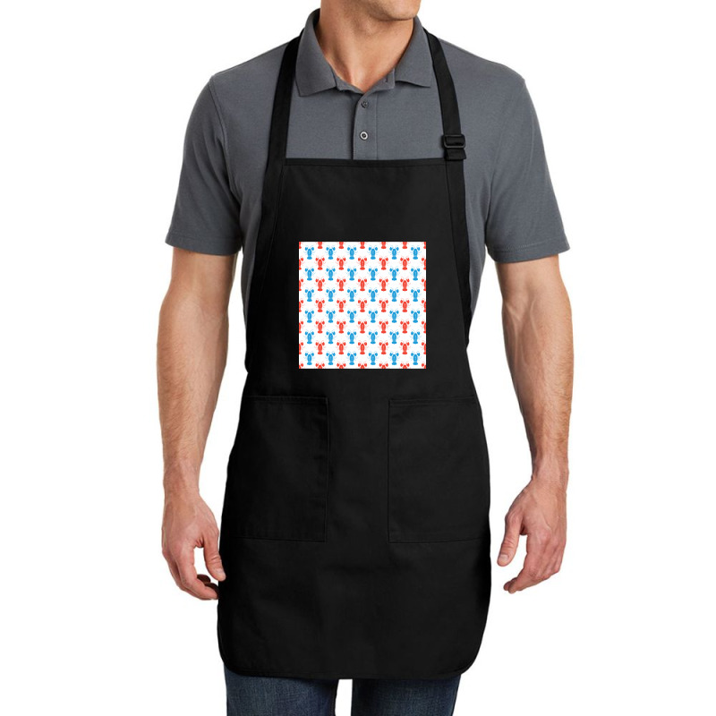 Crustaceancore Lobster Pattern Full-length Apron | Artistshot