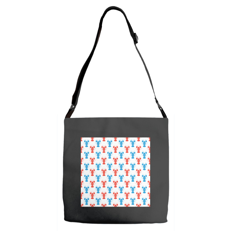 Crustaceancore Lobster Pattern Adjustable Strap Totes | Artistshot