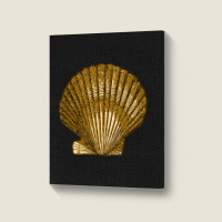 Golden Crustaceancore Portrait Canvas Print | Artistshot