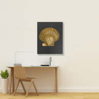 Golden Crustaceancore Portrait Canvas Print | Artistshot