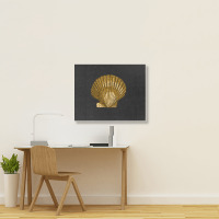 Golden Crustaceancore Landscape Canvas Print | Artistshot