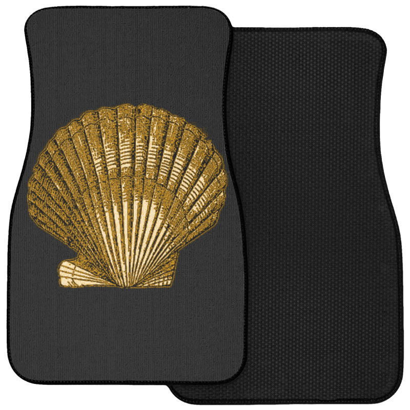 Golden Crustaceancore Front Car Mat | Artistshot