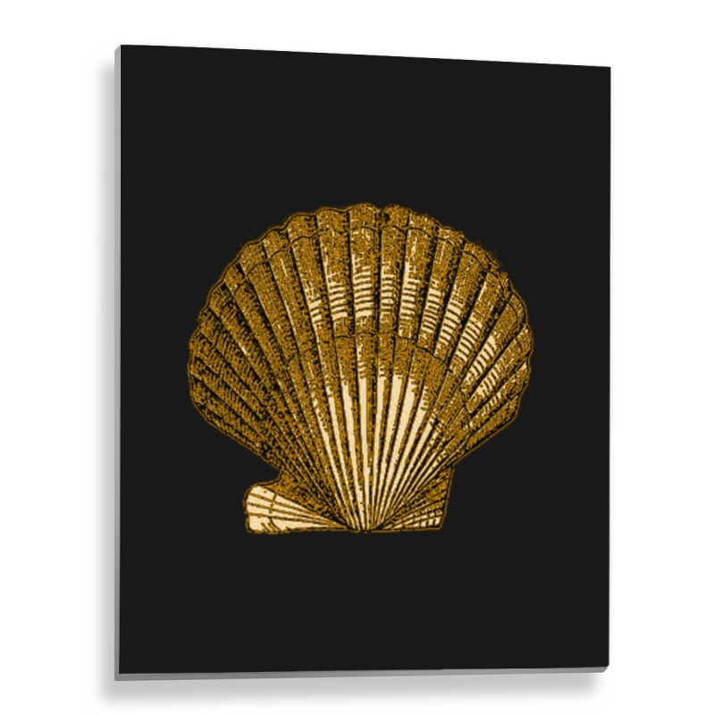 Golden Crustaceancore Metal Print Vertical | Artistshot