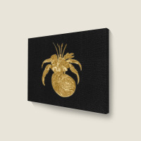 Golden Crustaceancore 4 Landscape Canvas Print | Artistshot