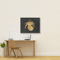 Golden Crustaceancore 4 Landscape Canvas Print | Artistshot