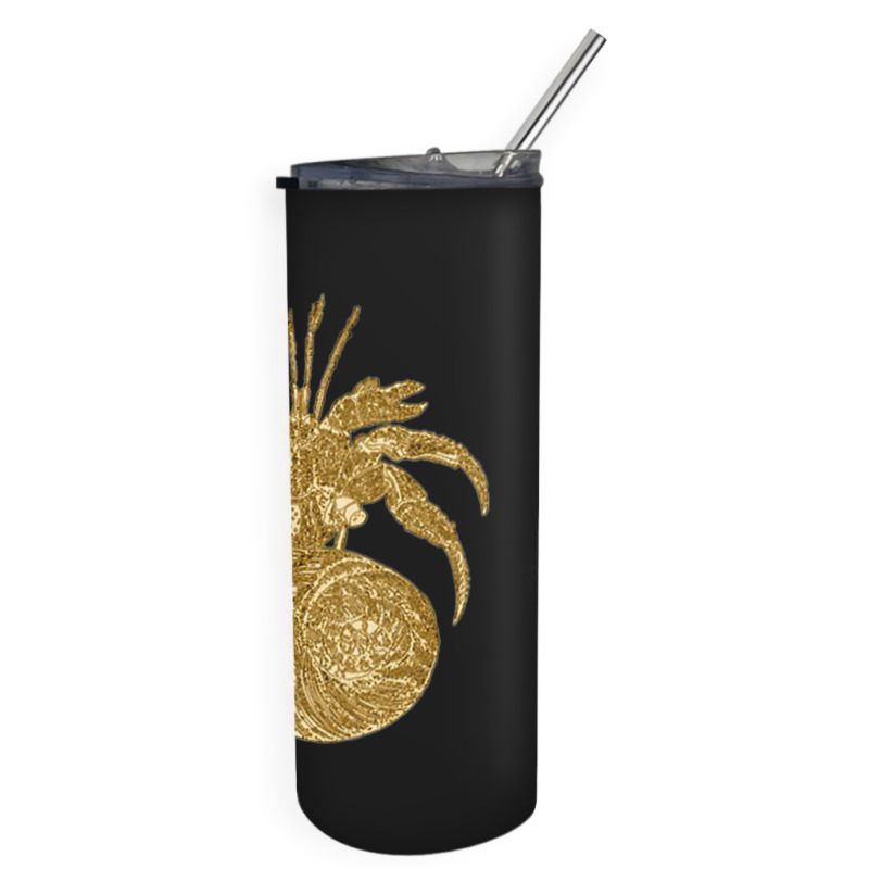 Golden Crustaceancore 4 Skinny Tumbler | Artistshot