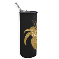 Golden Crustaceancore 4 Skinny Tumbler | Artistshot