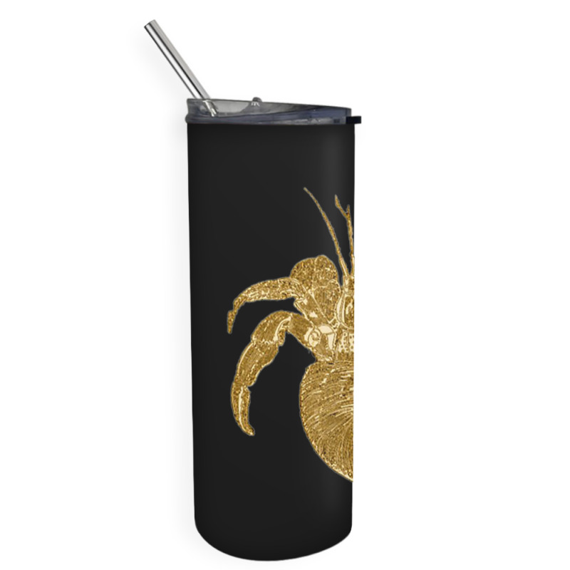 Golden Crustaceancore 4 Skinny Tumbler | Artistshot