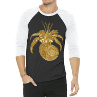 Golden Crustaceancore 4 3/4 Sleeve Shirt | Artistshot