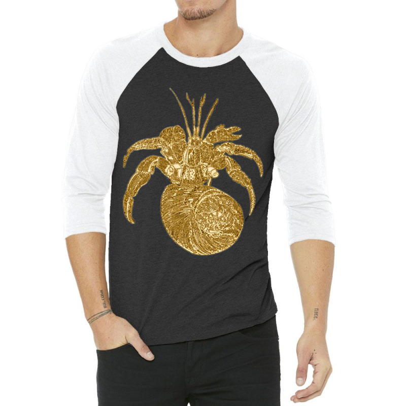 Golden Crustaceancore 4 3/4 Sleeve Shirt | Artistshot