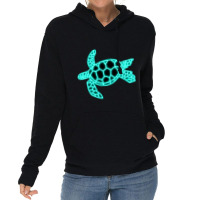 Neon Sea Turtle Lightweight Hoodie | Artistshot