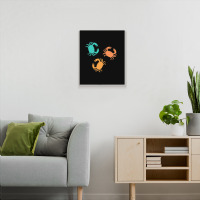 Pretend Im A Crab In The Ocean Metal Print Vertical | Artistshot