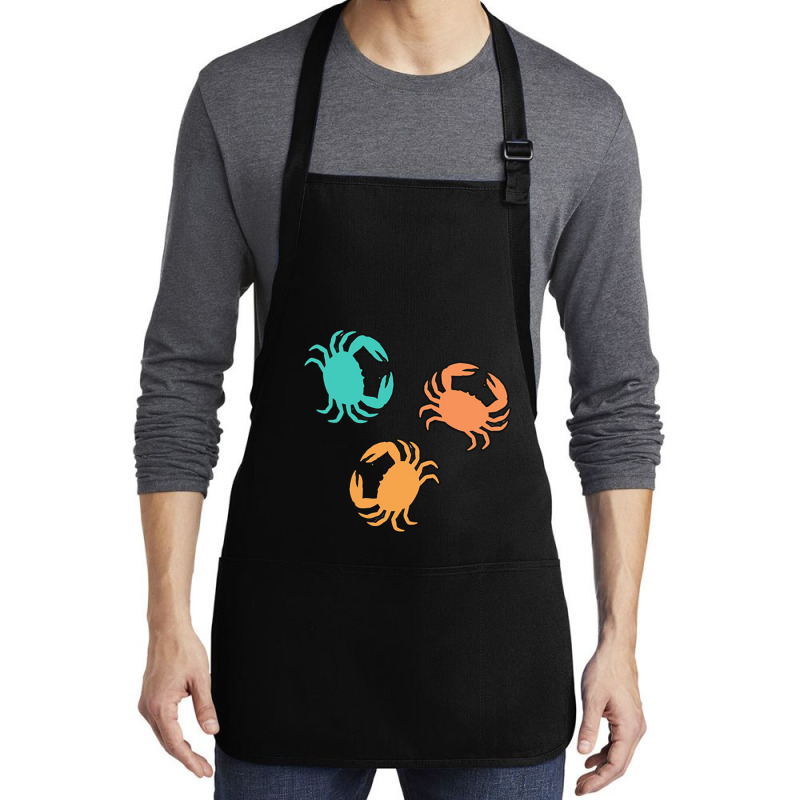 Pretend Im A Crab In The Ocean Medium-length Apron | Artistshot