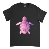 Sea Turtle Purple Watercolor Classic T-shirt | Artistshot