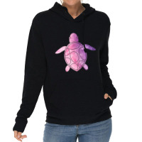 Sea Turtle Purple Watercolor Lightweight Hoodie | Artistshot