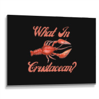 What In Crustacean  Cute Crustaceancore Metal Print Horizontal | Artistshot