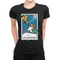 Los Luchadoresthe Fighters   Mexican Lottery Game Inspired Premium T S Ladies Fitted T-shirt | Artistshot