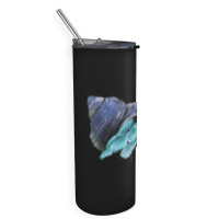 Aqua Colored Hermit Skinny Tumbler | Artistshot