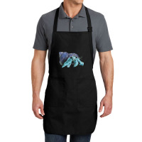 Aqua Colored Hermit Full-length Apron | Artistshot