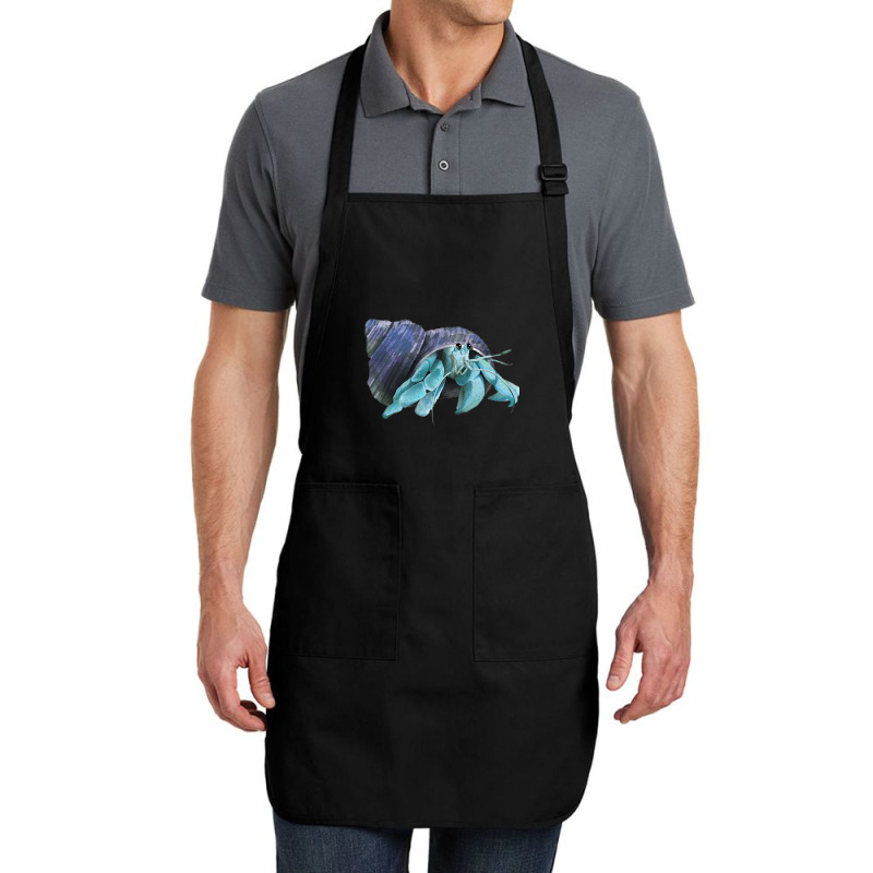 Aqua Colored Hermit Full-length Apron | Artistshot