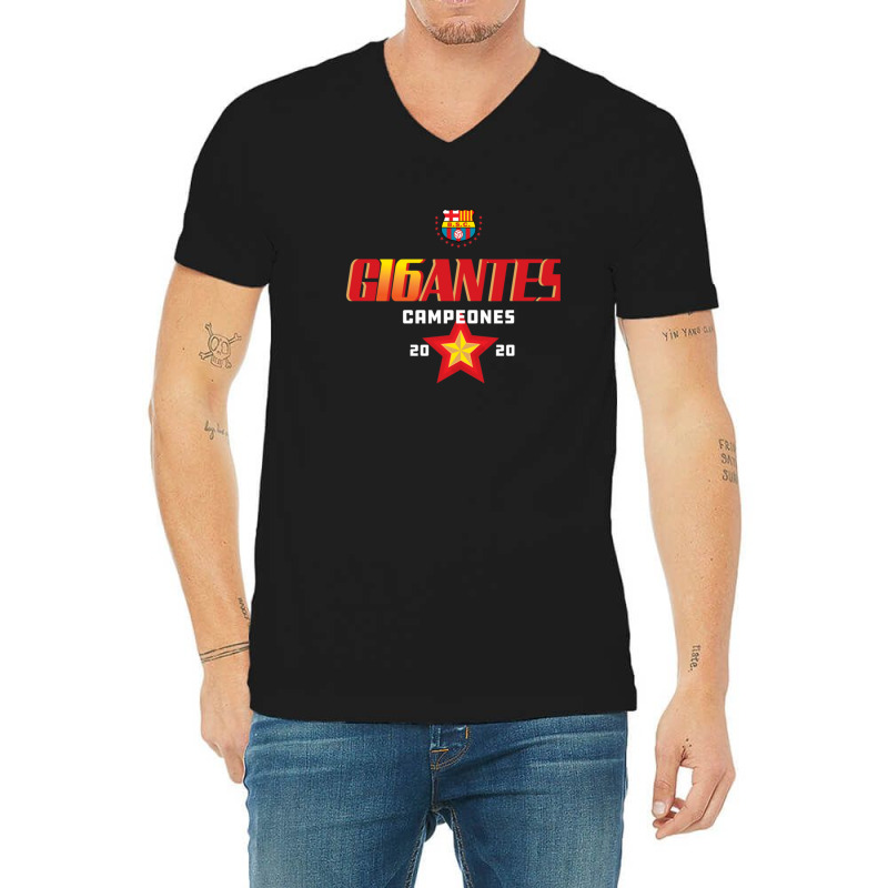 Gigantes Campeon 2020 Bsc V-Neck Tee by cm-arts | Artistshot