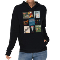 Books Of Leonard Cohen Minimalist Poetry Art Lightweight Hoodie | Artistshot