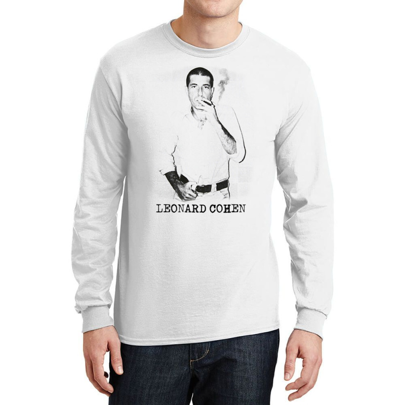 Leonard Cohen Retro Live Fan Tribute Long Sleeve Shirts | Artistshot