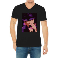 Hallelujah Song Leonard Cohen V-neck Tee | Artistshot