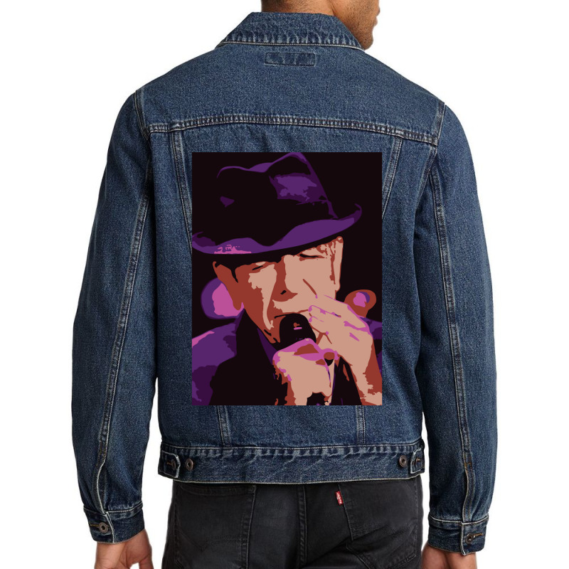 Hallelujah Song Leonard Cohen Men Denim Jacket | Artistshot