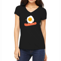 Eggs And Bacon Women's V-neck T-shirt | Artistshot