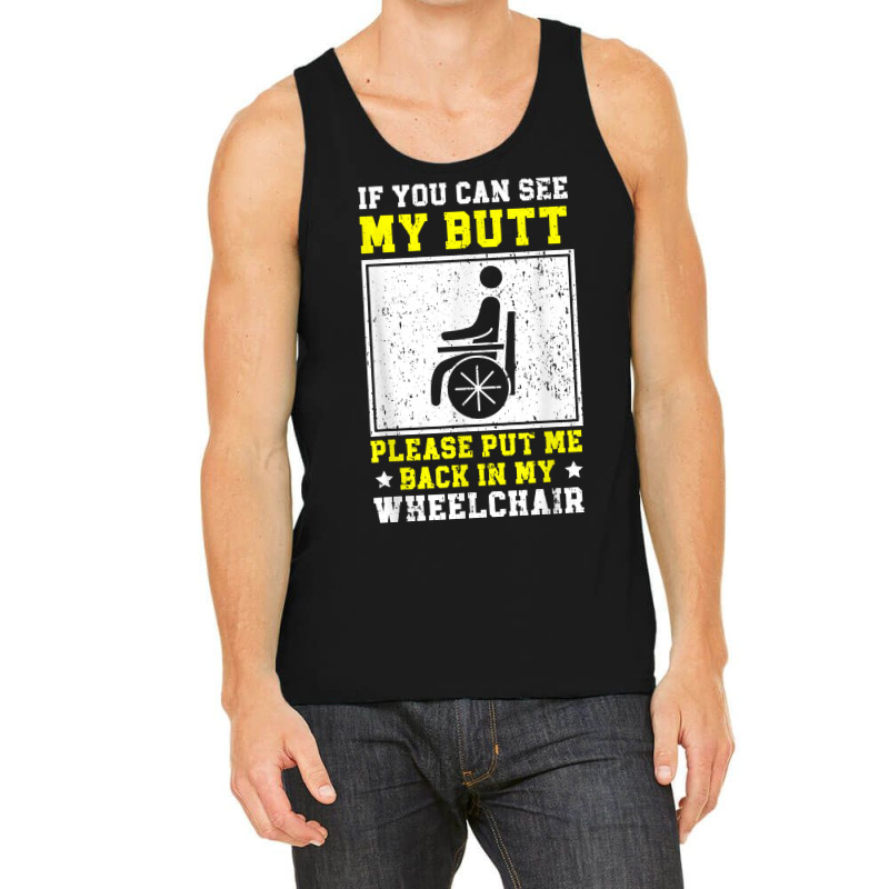 Wheelchair Handicap Amputee Disability Paraplegic T Shirt Tank Top by cm-arts | Artistshot