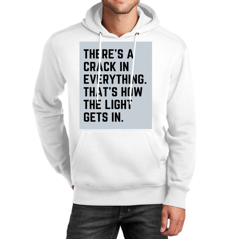 There S A Crack In Everything Tri Blend Unisex Hoodie | Artistshot