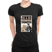 Jimmie Rodgers - American Roots Ladies Fitted T-shirt | Artistshot