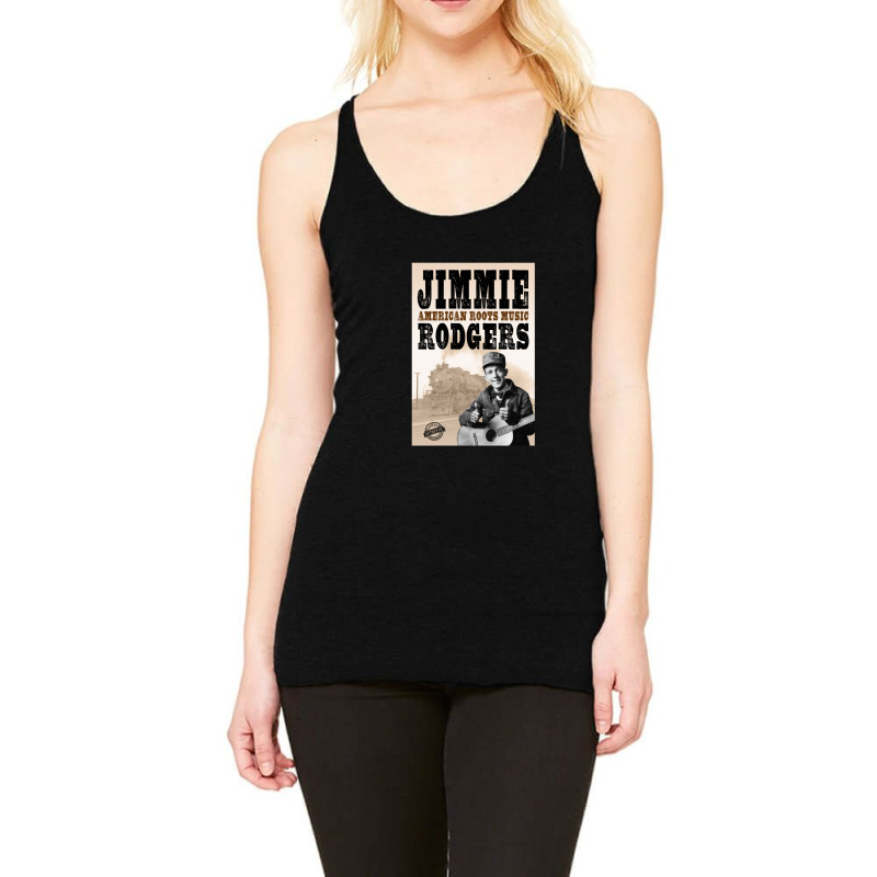 Jimmie Rodgers - American Roots Racerback Tank by WillieHall | Artistshot