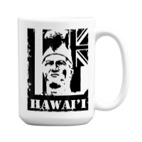 Hawai I King Kamehameha Black Ink By Hawaii Nei All Day 15 Oz Coffee Mug | Artistshot