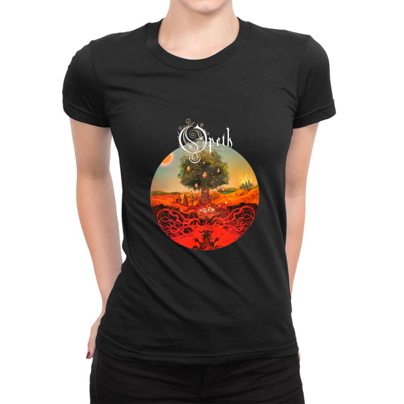 Heritage - Øpêth Art Work (dark Colors) Ladies Fitted T-Shirt by RossDomingu | Artistshot