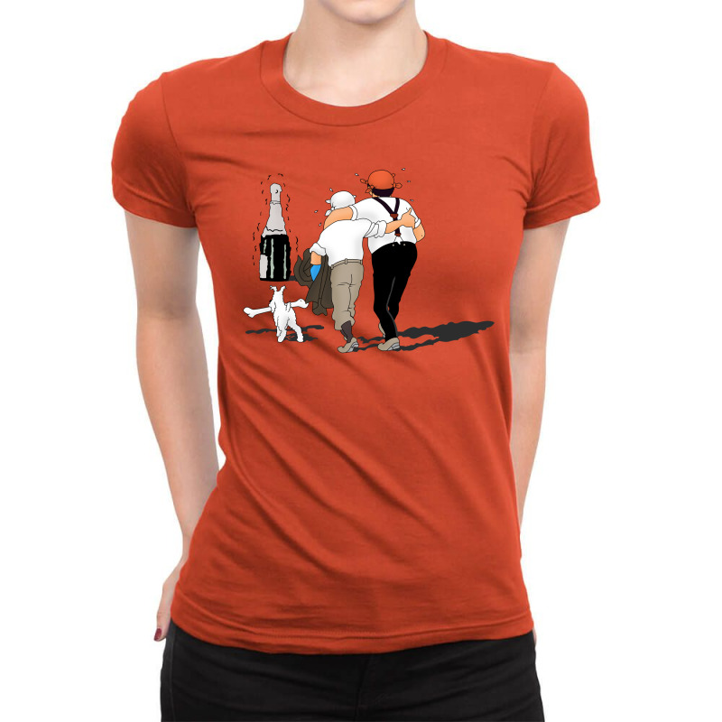 Lost In The Desert Ladies Fitted T-Shirt by graphictor | Artistshot