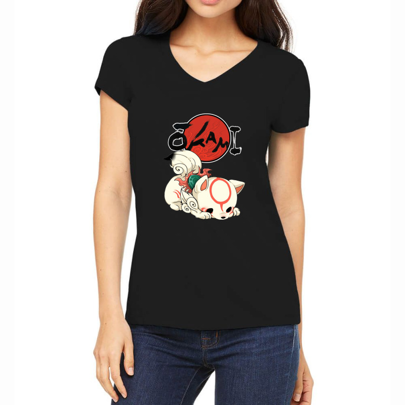 Okami Amaterasu Chibi Essential Women's V-neck T-shirt | Artistshot