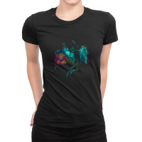 Icarus Throws The Horns - Monet Waters Awesome Unlisted Designs In My  Ladies Fitted T-shirt | Artistshot