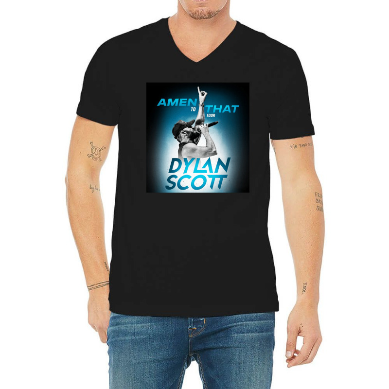 Dylan Scott Amen To That Tour 2022 V-neck Tee | Artistshot