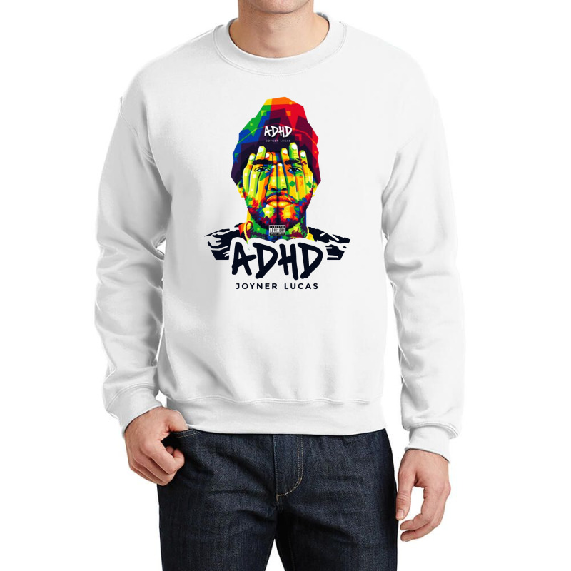 Joyner Lucas Adhd Vector Crewneck Sweatshirt by Fresco | Artistshot