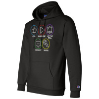 Like Subscribe Hit The Bell Comment Share Livestreaming Champion Hoodie | Artistshot