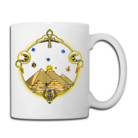 Egyptian Pyramids Ankh Symbol Eye Of Horus Sacred Geometry Coffee Mug | Artistshot