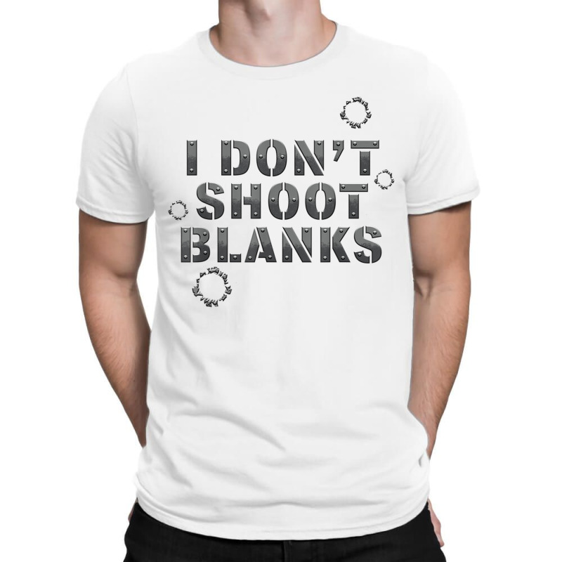 I Dont Shoot Blanks Baby Shower Dad Est 2022 Gender Reveal T-Shirt by SparkleTzeremes | Artistshot