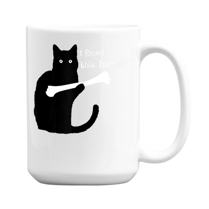 I Found This Humerus Black Cat 15 Oz Coffee Mug | Artistshot