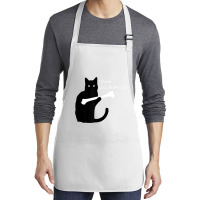 I Found This Humerus Black Cat Medium-length Apron | Artistshot