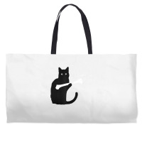 I Found This Humerus Black Cat Weekender Totes | Artistshot