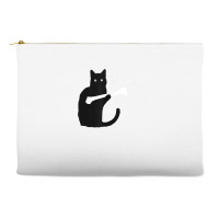 I Found This Humerus Black Cat Accessory Pouches | Artistshot