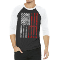 Stick Shift American Flag Muscle Car 6 Gears Mechanic 3/4 Sleeve Shirt | Artistshot